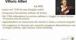LETTERATURA ITALIANA - IL '700: VITTORIO ALFIERI