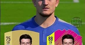 HARRY MAGUIRE best vs worst card in EVERY FIFA! (12-23)⚽#shorts #fifa #eafc24 #fifa23 #maguire