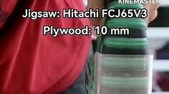 Hitachi FCJ65V3 JIGSAW | PLY WOOD | CUTTING | WOODWORKING