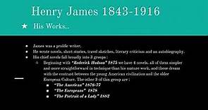 Henry James Biography and Works | UGC NET | English literature