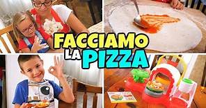 FACCIAMO LA PIZZA 🍕 INSIEME: Cibo Reale VS Play Doh