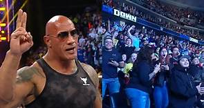 The Rock狄維莊遜驚喜回歸WWE摔角場　突播招牌出場音樂全場暴動