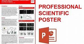 How to Make a Research Poster in PowerPoint (like a scientific illustrator)