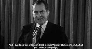 Richard Nixon Announces His Candidacy for President - 1968