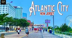 Atlantic City New Jersey Boardwalk and Steel Pier 2023