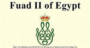 Fuad II of Egypt