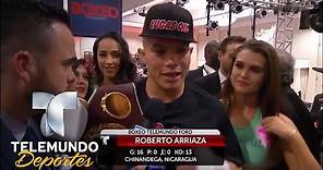 El campeón Roberto “Dinamita” Arriaza habla con Telemundo Deportes | Boxeo Telemundo | Telemundo