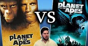 Planet of the Apes - 1968 vs. 2001