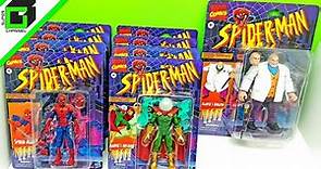 New SPIDER-MAN Retro MARVEL LEGENDS action figures (Complete Set) UNBOXING and REVIEW