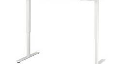 TROTTEN - 手動升降桌, 工作桌, 白色 | IKEA 線上購物