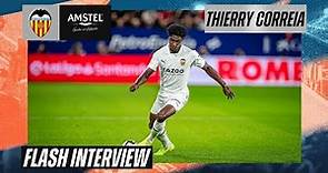 FLASH INTERVIEW DE THIERRY CORREIA TRAS LA VICTORIA DEL VALENCIA CF ANTE EL CA OSASUNA (1-2)