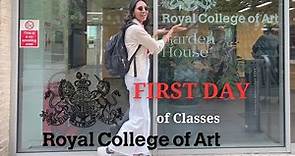 First Day of Masters Classes Abroad | Royal College of Art Vlog | London, UK
