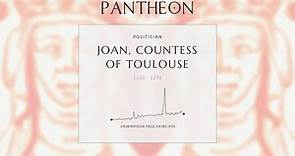 Joan, Countess of Toulouse Biography - French countess (1220–1271)