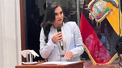 Verónica Abad, vicepresidenta de Ecuador, acepta designación del presidente para viajar a Tel Aviv como embajadora por la paz