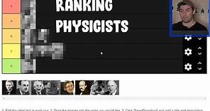 Ranking Famous Physicists