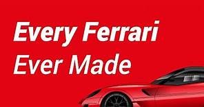 Ferrari Evolution: Every Ferrari Ever Made (1940-2018)