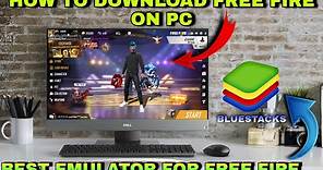 How to download free fire on PC 2024 | best bluestacks emulator version for free fire