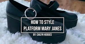 How to Style Platform Mary Jane Shoes
