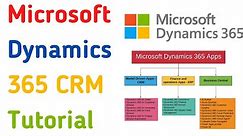 Microsoft Dynamics CRM Tutorial for Beginners | Dynamics 365 CRM Training | Microsoft CRM Basics