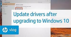 Update Drivers After Upgrading to Windows 10: HP How To For You | HP Computers | HP