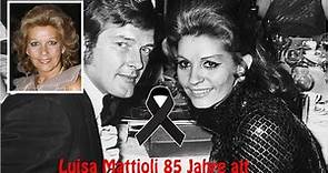 Luisa Mattioli, 85-jährige Ehefrau von Bond-Star Roger Moore, ist gestorben, ein Grund zum Entsetzen