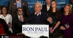 Watch Ron Paul's Speech After New Hampshire Primary