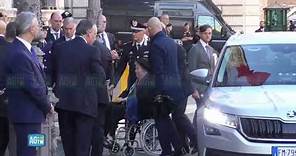 Camera ardente Napolitano, l'arrivo al Senato della moglie Clio Maria Bittoni