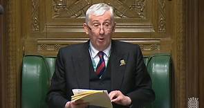 Sir Lindsay Hoyle interrupts Commons to announce King Charles' cancer diagnosis
