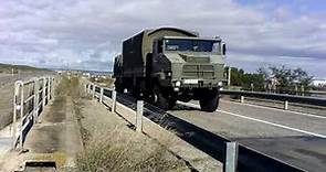 Convoy militar del Ejercito Español