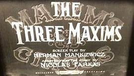 The Three Maxims (1936) Anna Neagle, Tullio Carminati , Leslie Banks