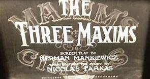 The Three Maxims (1936) Anna Neagle, Tullio Carminati , Leslie Banks