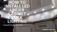 How to Install Under Cabinet LED Puck Lighting