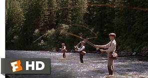 A River Runs Through It (4/8) Movie CLIP - Fishing with Father (1992) HD