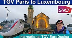 Paris to Luxembourg with SNCF TGV