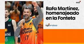 RAFA MARTÍNEZ: homenaje y retirada de camiseta en Valencia Basket | Liga Endesa 2022-23