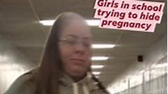 When girl in school try to hide pregnancy #pregnant | Life With Angela