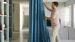 How curtains change the appearance of a space - Spain 58qm/624sqft