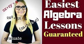 Algebra 1 Lessons for Beginners - 5 important Lessons - Get Our Special Offer TODAY
