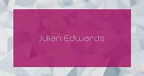 Julian Edwards - appearance