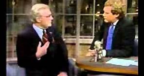 Edward Woodward on "Late Night with David Letterman"