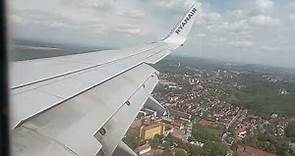 Ryanair landing Prague airport 13.5.2022