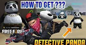 How To Get New Pet Panda In Free Fire - Detective Panda Ability Test 🔥🔥🔥