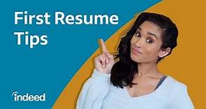 First Resume Tips: How to Make a Resume with No Work Experience | Indeed Career Tips