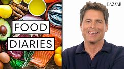 Everything Rob Lowe Eats In A Day | Food Diaries | Harper's BAZAAR