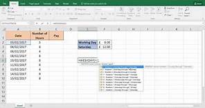 How to Use the WEEKDAY Function in Excel