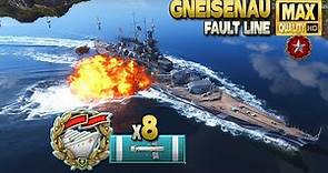 Battleship Gneisenau: Hopeless in Ranked battle? - World of Warships