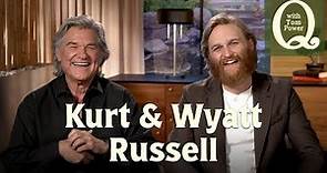 Kurt and Wyatt Russell on playing the same character in the new Godzilla series