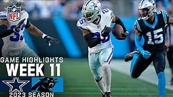 Dallas Cowboys vs. Carolina Panthers Game Highlights | NFL 2023 Week 11
