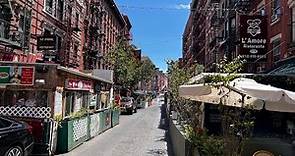 A Walk Around Little Italy in New York City in Lower Manhattan