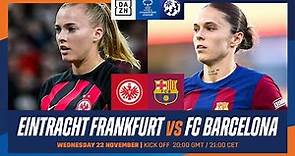 Frankfurt vs. FC Barcelona | Partido entero de la jornada 2 de la UEFA Women’s Champions League